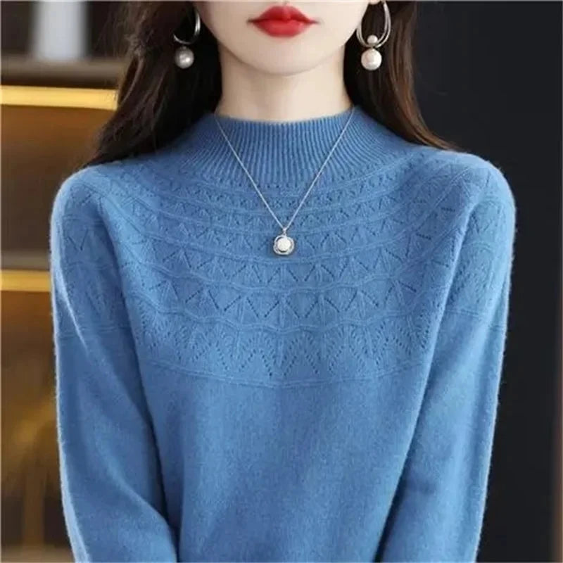 Isaline | Fine Knit Sweater with Delicate Structure